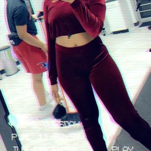 fashion nova velvet set